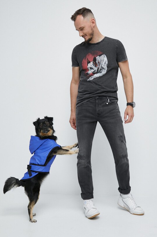 Doplnky Bunda pre zvieratko z hladkého materiálu RW22.KUU501 fialová