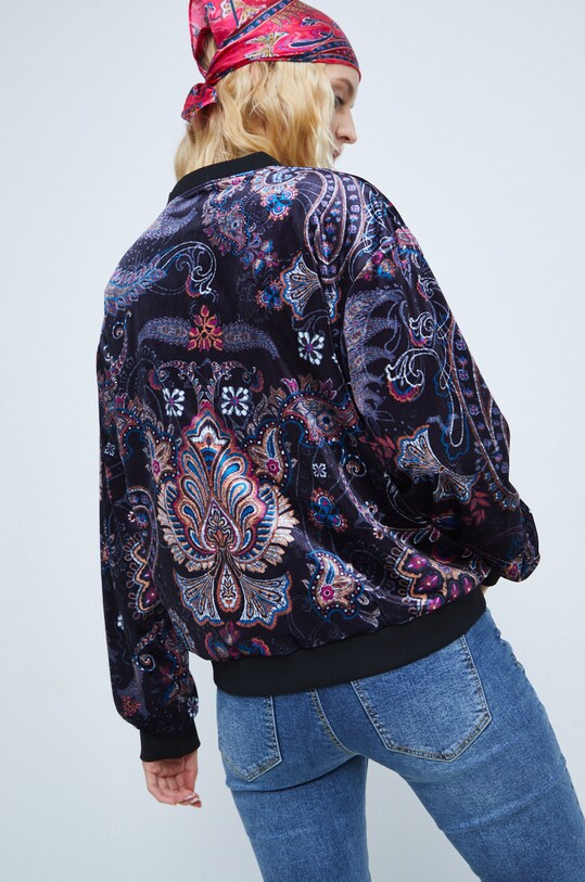Odzież Marynarka damska wzorzysta kolor multicolor RW22.KZD702 multicolor