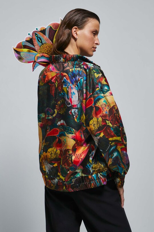 Kurtka wzorzysta by Olaf Hajek kolor multicolor nieocieplane multicolor RW22.KZD950