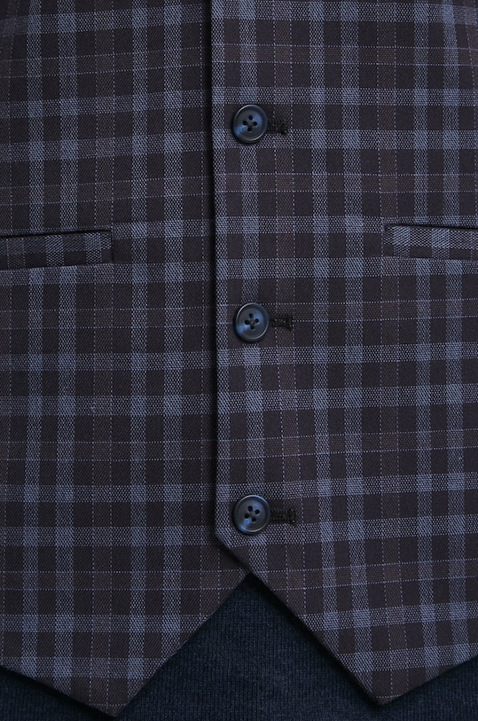 Kamizelka męska wzorzysta kolor niebieski RW22.KZM802 niebieski