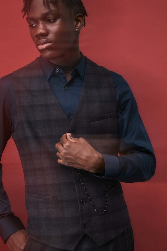 γιλέκο Medicine ύφασμα μαύρο RW22.KZMA10