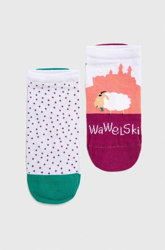 Skarpetki damskie bawełniane z kolekcji Legendy (2-pack) multicolor RW22.LGD103 multicolor RW22