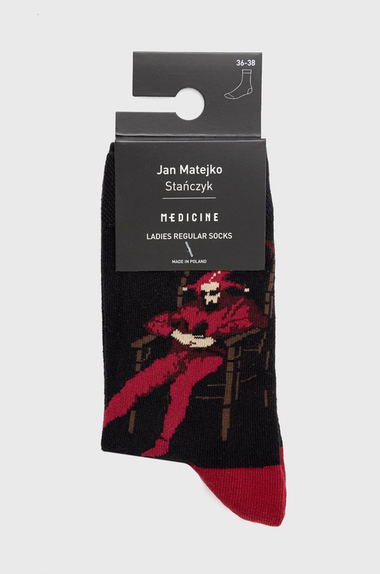 Odzież Skarpetki damskie bawełniane Eviva L'arte kolor multicolor RW22.LGD807 multicolor