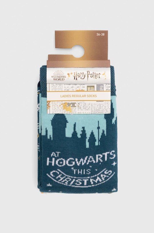 Odzież Skarpetki damskie bawełniane Harry Potter (2-pack) kolor multicolor RW22.LGD900 multicolor