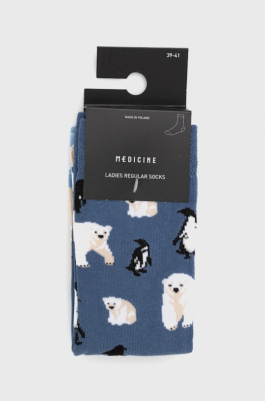 Odzież Skarpetki damskie bawełniane wzorzyste (2-pack) kolor multicolor RW22.LGDA00 multicolor