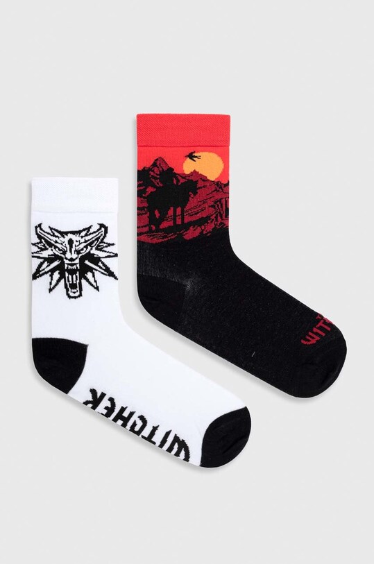 Skarpetki damskie z kolekcji The Witcher x Medicine (2-pack) kolor multicolor skarpetki długie multicolor RW22.LGDB00