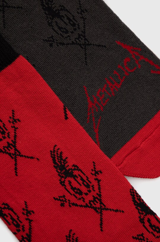 Skarpetki męskie bawełniane Metallica (2-pack) multicolor RW22.LGM504 multicolor RW22