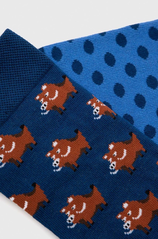 Ponožky pánské bavlněné se vzorem (2-pack) RW22.LGM804 vícebarevná RW22