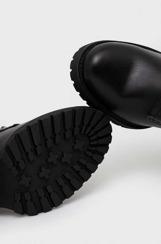 Botki na słupku czarne RW22.OBD405 czarny