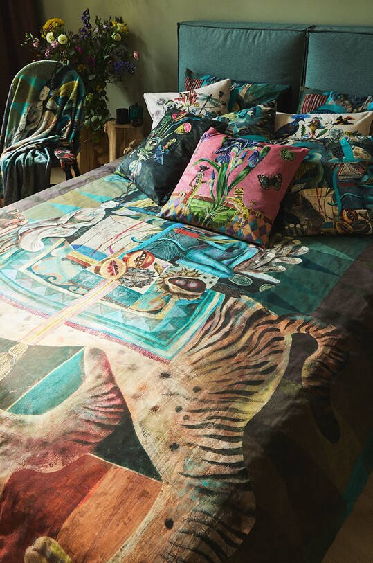Komplet pościeli bawełnianej 200 x 200 cm by Olaf Hajek kolor multicolor multicolor RW22.PCU901