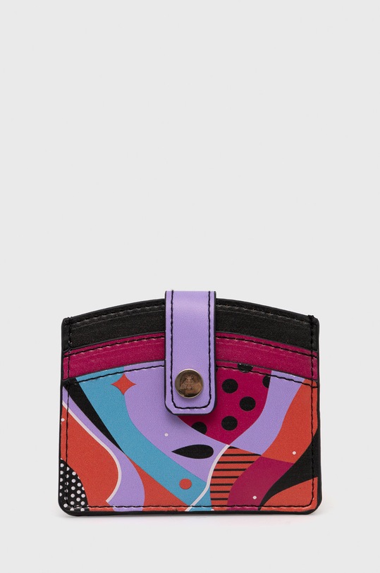 Portfel damski ze skóry ekologicznej kolor multicolor wzorzyste multicolor RW22.PFD703