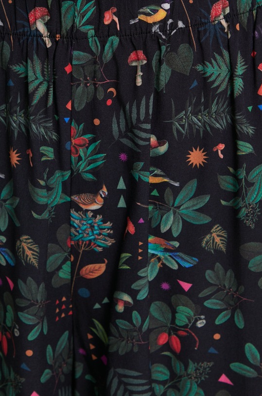 Piżama damska wzorzysta czarna RW22.PJD500