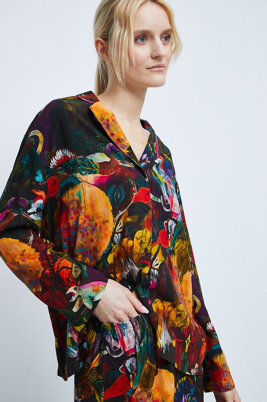 Piżama damska wzorzysta by Olaf Hajek kolor multicolor multicolor RW22.PJD950