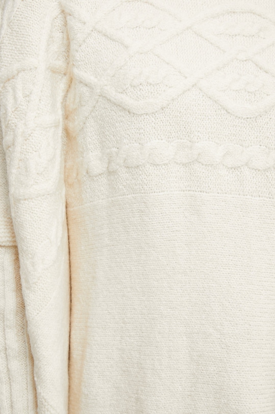 Poncho damskie kremowe RW22.SAD400 beżowy