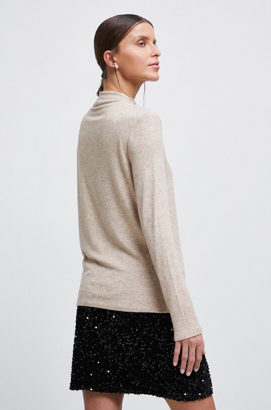 Oblečenie Sukňa dámska s flitrami čierna farba RW22.SDD903 čierna