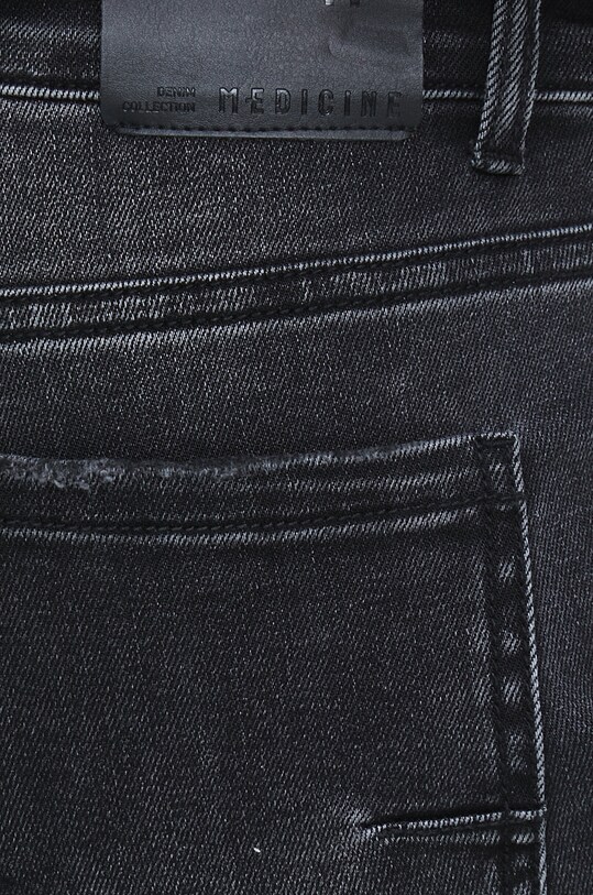 Jeansy damskie boyfriend TALL czarne czarny RW22.SJD045