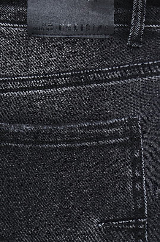 Jeansy damskie boyfriend TALL czarne czarny RW22.SJD045