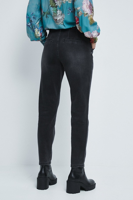 Odzież Jeansy damskie carrot czarne RW22.SJD300 czarny