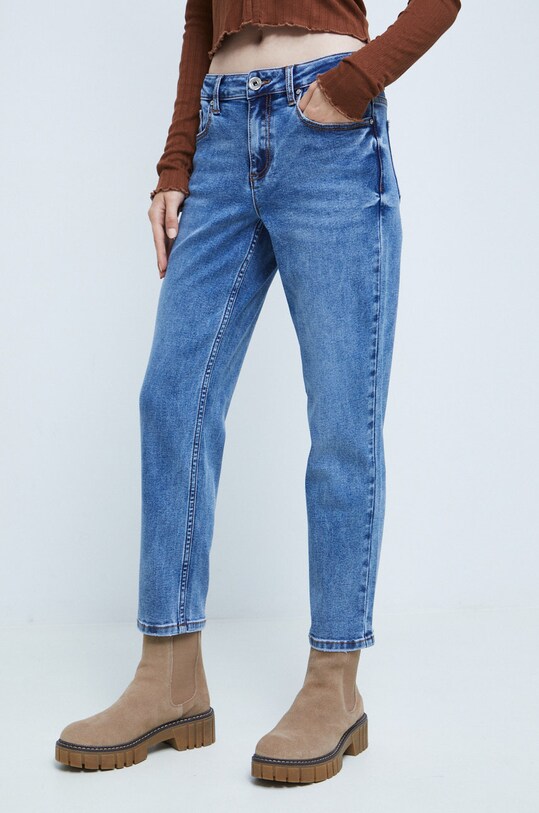 Jeansy damskie straight niebieskie RW22.SJD604 niebieski RW22