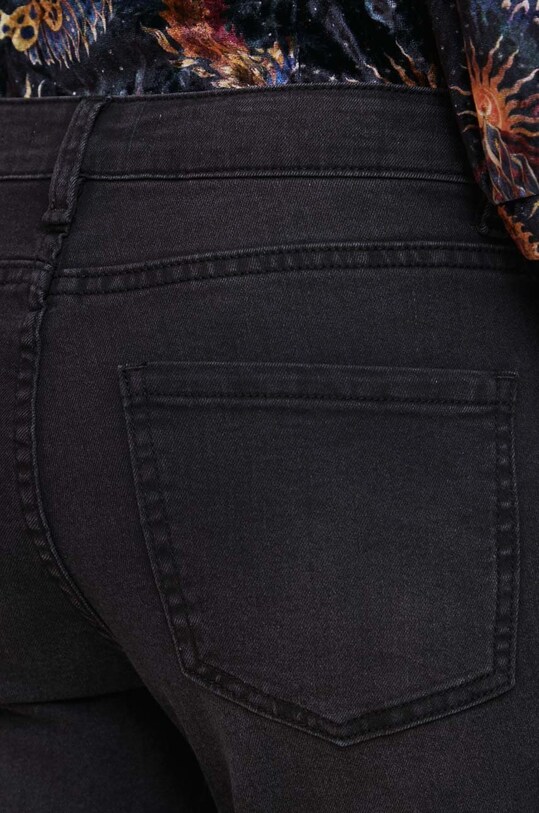Jeansy damskie flared kolor czarny czarny RW22.SJDA04