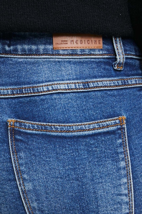 Jeansy damskie skinny kolor niebieski niebieski RW22.SJDB00