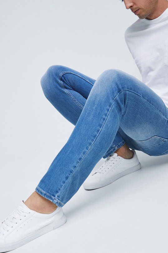 Jeansy męskie straight niebieskie RW22.SJM202 niebieski RW22