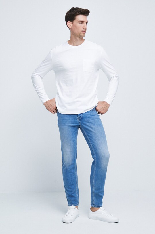 Jeansy męskie straight niebieskie niebieski RW22.SJM202