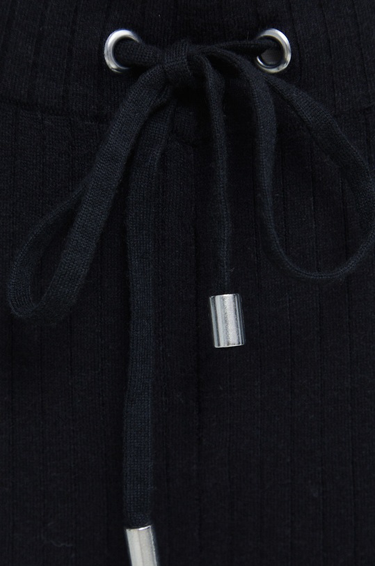 Spodnie damskie gładkie czarne RW22.SPD607 czarny