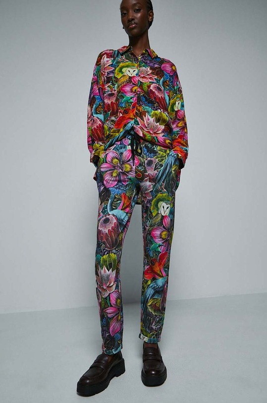 Spodnie dresowe damskie by Olaf Hajek kolor multicolor multicolor RW22.SPD950