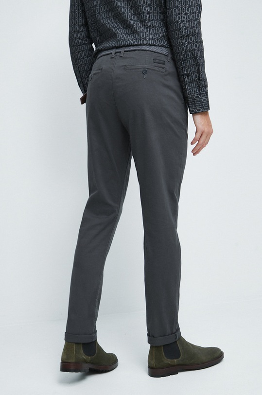 Odzież Spodnie męskie w fasonie chinos szare RW22.SPM030 szary