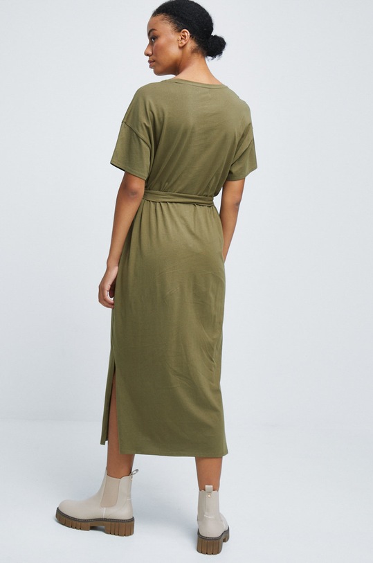 Odzież Medicine sukienka bawełniana RW22.SUD033 zielony