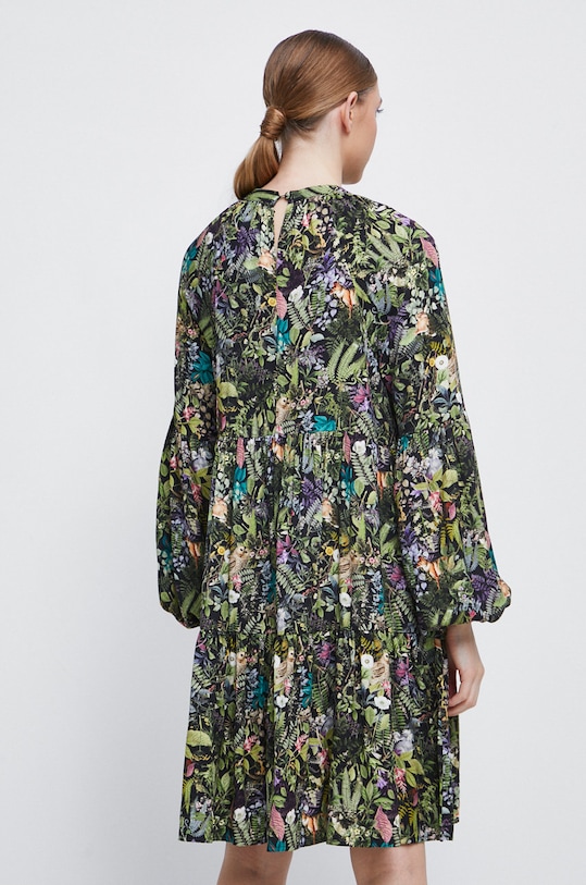 Odzież Sukienka damska wzorzysta kolor multicolor RW22.SUD801 multicolor
