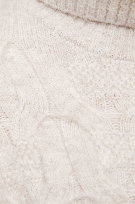 Sukienka damska z golfem kolor beżowy RW22.SUD802