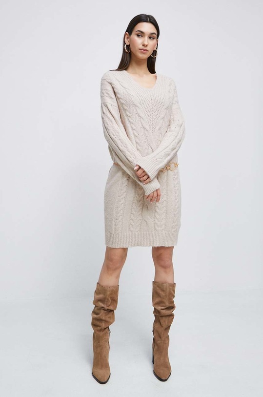 Dámske šaty béžová farba RW22.SUDB05 béžová RW22