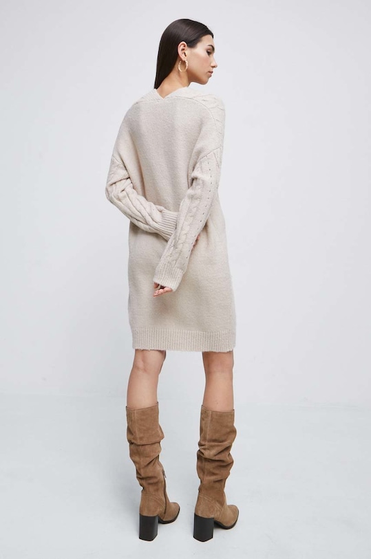 Oblečenie Dámske šaty béžová farba RW22.SUDB05 béžová