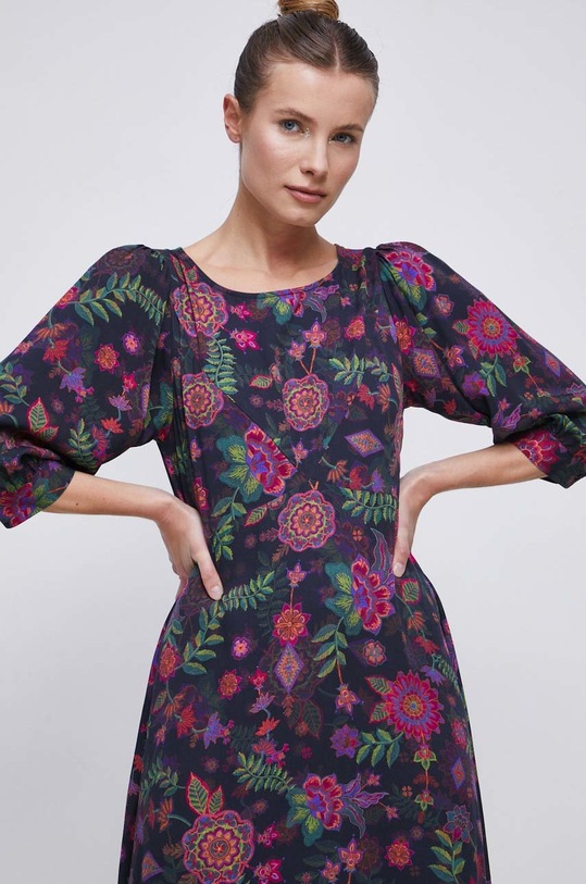 Sukienka damska wzorzysta kolor multicolor multicolor RW22.SUDB14