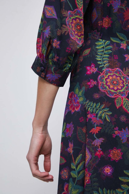 Sukienka damska wzorzysta kolor multicolor RW22.SUDB14 multicolor