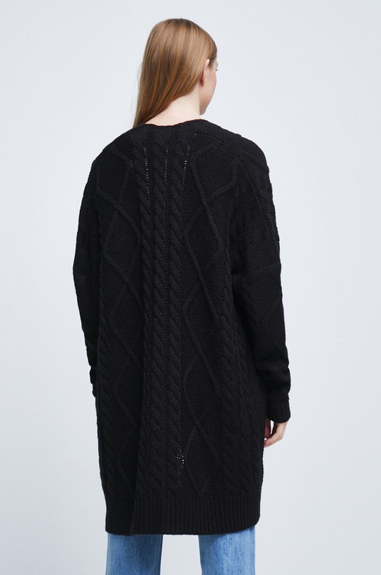 Odzież Kardigan damski czarny RW22.SWD034 czarny