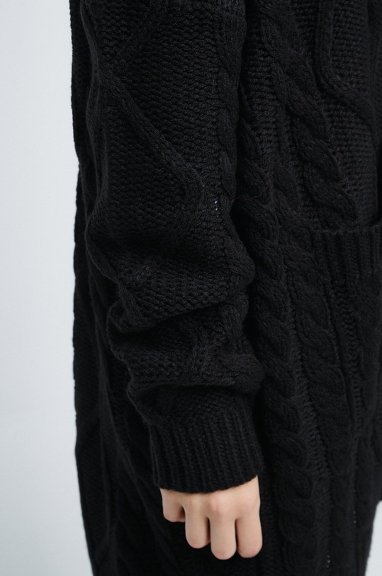 Kardigan damski czarny RW22.SWD034 czarny