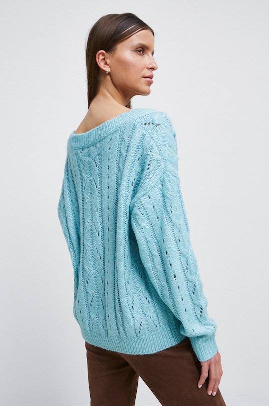 Îmbrăcăminte Medicine pulover din amestec de lana RW22.SWD909 turcoaz