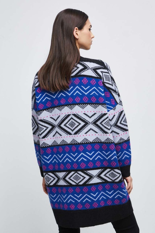 Oblečenie Kardigán s prímesou vlny dámsky RW22.SWDC03 modrá