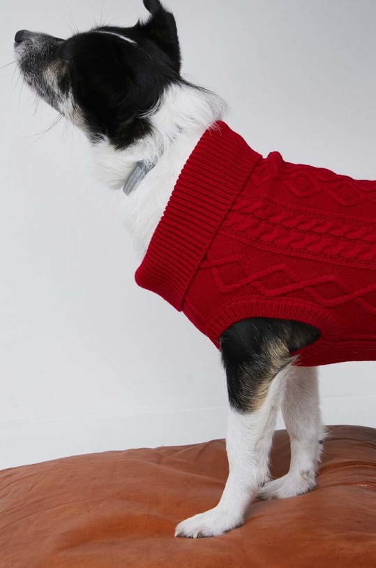 Akcesoria Sweter dla pupila z fakturą kolor czerwony RW22.SWU0A0 czerwony