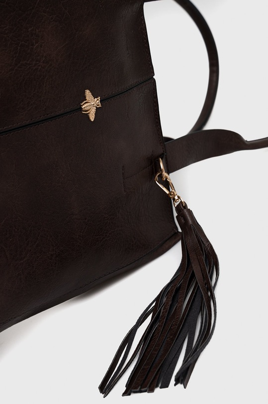 Torebka damska ze skóry ekologicznej brązowa RW22.TOD106 brązowy