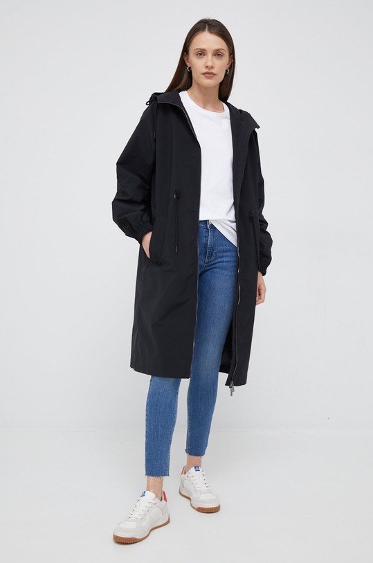 T-shirt bawełniany damski gładki z domieszką elastanu biały RW22.TSD021 biały RW22