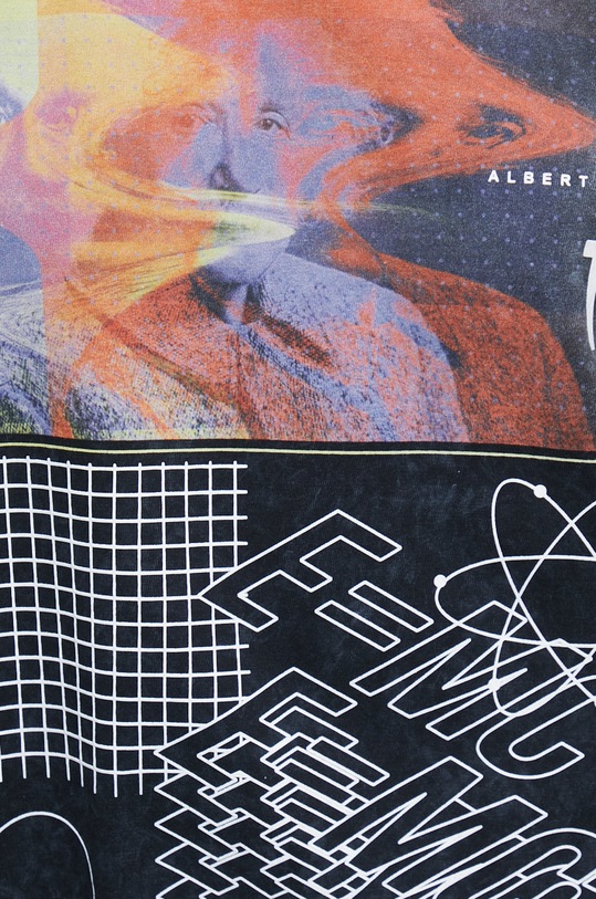 T-shirt bawełniany z kolekcji Science czarny RW22.TSD352 czarny