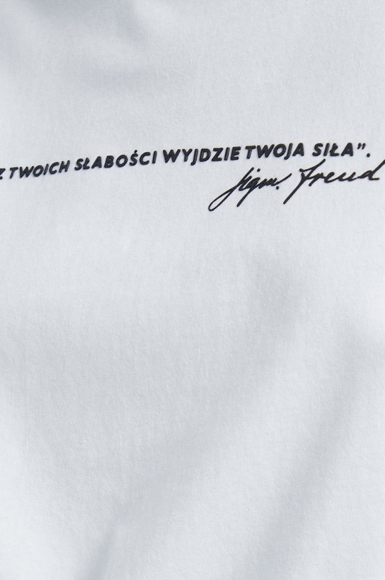 T-shirt bawełniany z kolekcji Science beżowy RW22.TSD359 beżowy