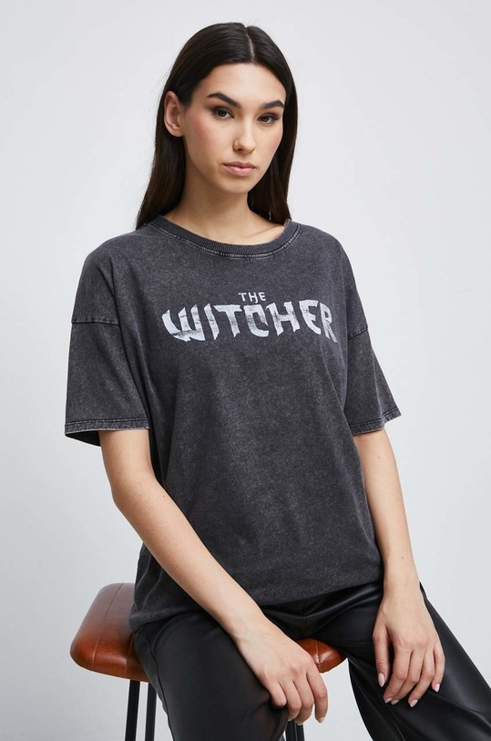 Bavlnené tričko Medicine RW22.TSDB51 sivá