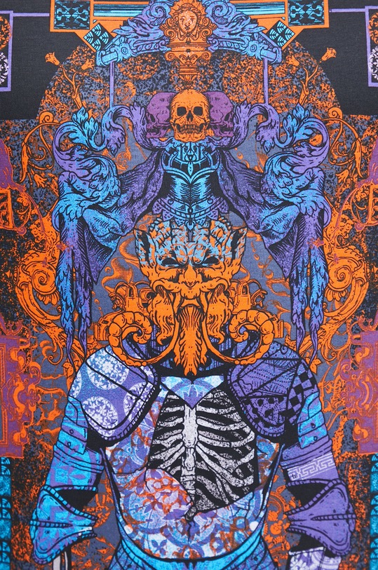 T-shirt bawełniany z nadrukiem biały RW22.TSM306 biały