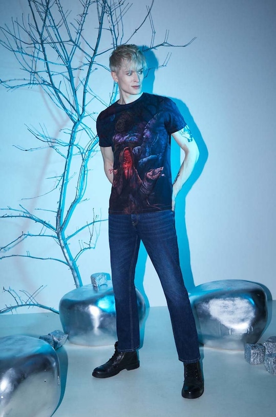 Bavlnené tričko pánske z kolekcie The Witcher x Medicine okrúhly viacfarebná RW22.TSMB50