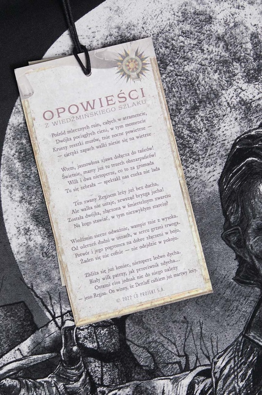 Bavlnené tričko pánske z kolekcie The Witcher x Medicine čierna farba RW22.TSMB51